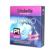 Стимулирующая насадка со спиралью из усиков Platino  Шторм - Sitabella - купить с доставкой в Миассе