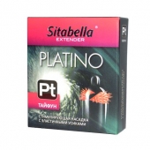 Стимулирующая насадка с шипиками по бокам Platino  Тайфун - Sitabella - купить с доставкой в Миассе