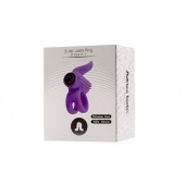 Эрекционное кольцо с подхватом мошонки и стимуляцией клитора Bullet Lastic Ring - Adrien Lastic - в Миассе купить с доставкой