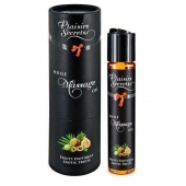 Массажное масло с ароматом экзотических фруктов Huile de Massage Gourmande Fruits Exotiques - 59 мл. - Plaisir Secret - купить с доставкой в Миассе