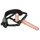 Женский страпон с вагинальной пробкой Woman Strap - 18 см. - LOVETOY (А-Полимер) - купить с доставкой в Миассе