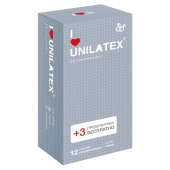 Презервативы с точками Unilatex Dotted - 12 шт. + 3 шт. в подарок - Unilatex - купить с доставкой в Миассе