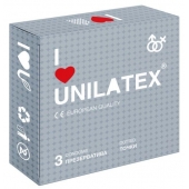 Презервативы с точками Unilatex Dotted - 3 шт. - Unilatex - купить с доставкой в Миассе