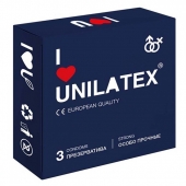 Ультрапрочные презервативы Unilatex Extra Strong - 3 шт. - Unilatex - купить с доставкой в Миассе