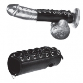 Сбруя на член на шнуровке 5  Cock Sheath - BlueLine - купить с доставкой в Миассе
