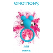 Голубое эрекционное виброколечко Emotions Minnie Breeze - Lola Games - в Миассе купить с доставкой