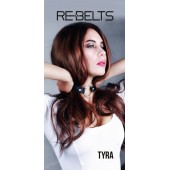 Чёрный кожаный чокер-кляп Tyra Black - Rebelts - купить с доставкой в Миассе