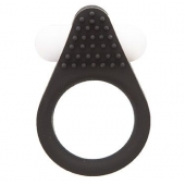 Чёрное эрекционное кольцо LIT-UP SILICONE STIMU RING 1 BLACK - Dream Toys - в Миассе купить с доставкой