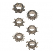 Набор из 6 дымчатых эрекционных колец MENZSTUFF 6PC STRECHEABLE RING SET - Dream Toys - в Миассе купить с доставкой