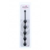 Чёрная анальная цепочка SEE YOU FIVE BEADS ANAL - 28,1 см. - Dream Toys