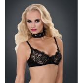 Полиуретановый ошейник с пуклями и D-кольцами Collar with Studs - Blush Novelties - купить с доставкой в Миассе