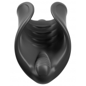 Чёрный мастурбатор Vibrating Silicone Stimulator с вибрацией - Pipedream - в Миассе купить с доставкой