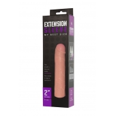 Насадка-удлинитель Extension sleeve телесного цвета - 18,5 см. - Sitabella - в Миассе купить с доставкой