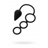 Тройное эрекционное кольцо с анальным хвостом Drop M-size - Erotist Adult Toys - в Миассе купить с доставкой