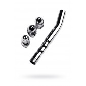 Металлический анальный душ с тремя насадками - ToyFa - купить с доставкой в Миассе