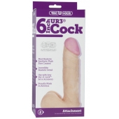 Ультра реалистичная насадка Vac-U-Lock  6  ULTRASKYN Cock - 17,3 см. - Doc Johnson - купить с доставкой в Миассе