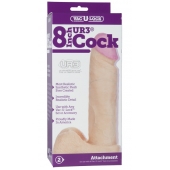 Ультрареалистичная насадка для трусиков Vac-U-Lock 8  ULTRASKYN Cock - 20,57 см. - Doc Johnson - купить с доставкой в Миассе