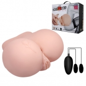 Вагина и анус с вибрацией CrazyBull Vagina and Ass - Baile - в Миассе купить с доставкой