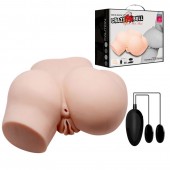 Телесный полуторс с двумя любовными тоннелями и вибрацией - Baile - в Миассе купить с доставкой