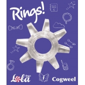 Прозрачное эрекционное кольцо Rings Cogweel - Lola Games - в Миассе купить с доставкой