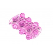 Розовая насадка на пенис Rings Armour - Lola Games - в Миассе купить с доставкой