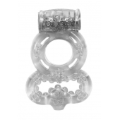 Прозрачное эрекционное кольцо Rings Treadle с подхватом - Lola Games - в Миассе купить с доставкой