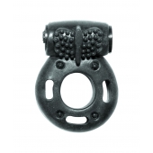 Черное эрекционное кольцо с вибрацией Rings Axle-pin - Lola Games - в Миассе купить с доставкой