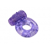 Фиолетовое эрекционное кольцо с вибрацией Rings Axle-pin - Lola Games - в Миассе купить с доставкой
