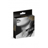 Черный чокер с двумя кольцами - Bijoux Pour Toi - купить с доставкой в Миассе