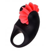 Чёрно-красное эрекционное виброкольцо Erotist - Erotist Adult Toys - в Миассе купить с доставкой