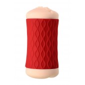 Двухсторонний мастурбатор JOS  NADIN в красном цилиндре - JOS - в Миассе купить с доставкой