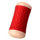 Двухсторонний мастурбатор JOS  NADIN в красном цилиндре - JOS - в Миассе купить с доставкой