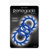 Набор из 3 синих эрекционных колец Renegade Gears - NS Novelties - в Миассе купить с доставкой