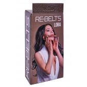 Кляп-трензель Lora с металлическими кольцами - Rebelts - купить с доставкой в Миассе