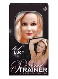 Надувная кукла с вибрацией и 2 любовными отверстиями Hot Lucy Lifesize Love Doll - NMC - в Миассе купить с доставкой