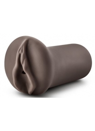 Коричневый мастубратор-вагина Nicole s Kitty - Blush Novelties - в Миассе купить с доставкой