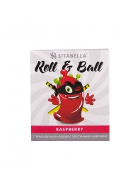 Стимулирующий презерватив-насадка Roll   Ball Raspberry - Sitabella - купить с доставкой в Миассе