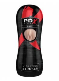 Мастурбатор-вагина Vibrating Pussy Stroker с вибрацией - Pipedream - в Миассе купить с доставкой