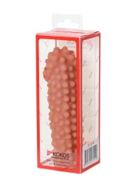 Телесная насадка на фаллос с бугорками KOKOS Extreme Sleeve 10 - 15,8 см. - KOKOS - в Миассе купить с доставкой
