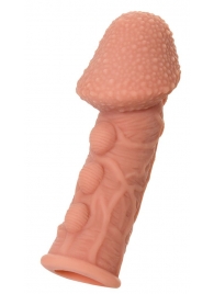 Насадка на фаллос с пузыриками, венками и ребристостью KOKOS Extreme Sleeve 09 - 12,7 см. - KOKOS - в Миассе купить с доставкой