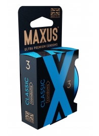 Классические презервативы в железном кейсе MAXUS Classic - 3 шт. - Maxus - купить с доставкой в Миассе