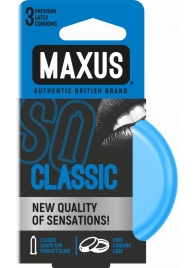 Классические презервативы в железном кейсе MAXUS Classic - 3 шт. - Maxus - купить с доставкой в Миассе