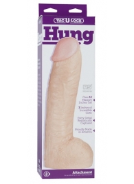 Огромная насадка-реалистик Vac-U-Lock Realistic Hung - 31,7 см. - Doc Johnson - купить с доставкой в Миассе