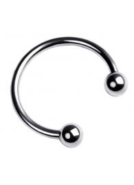 Серебристая подкова на головку пениса - ToyFa - купить с доставкой в Миассе