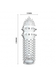 Закрытая прозрачная насадка Crystal sleeve - 14,2 см. - Erowoman-Eroman - в Миассе купить с доставкой
