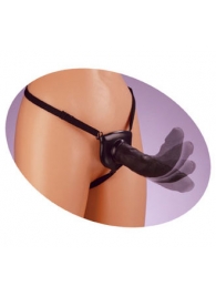 Черный податливый страпон Posable Partner Strap-On - 17,8 см. - Pipedream - купить с доставкой в Миассе