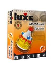 Презерватив LUXE Maxima  Контрольный Выстрел  - 1 шт. - Luxe - купить с доставкой в Миассе