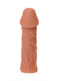 Телесная реалистичная насадка KOKOS Extreme Sleeve 05 с дополнительной стимуляцией - 12,7 см. - KOKOS - в Миассе купить с доставкой