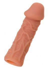 Телесная реалистичная насадка KOKOS Extreme Sleeve 05 с дополнительной стимуляцией - 12,7 см. - KOKOS - в Миассе купить с доставкой