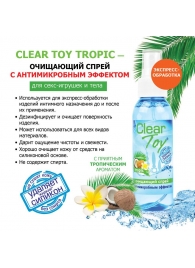 Очищающий спрей для игрушек CLEAR TOY Tropic - 100 мл. - Биоритм - купить с доставкой в Миассе